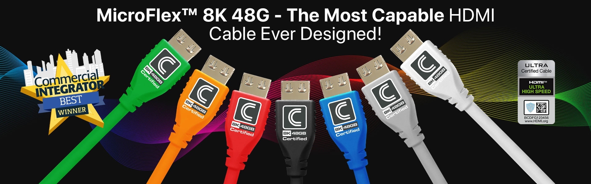 MicroFlex 8K 48G HDMI Cable