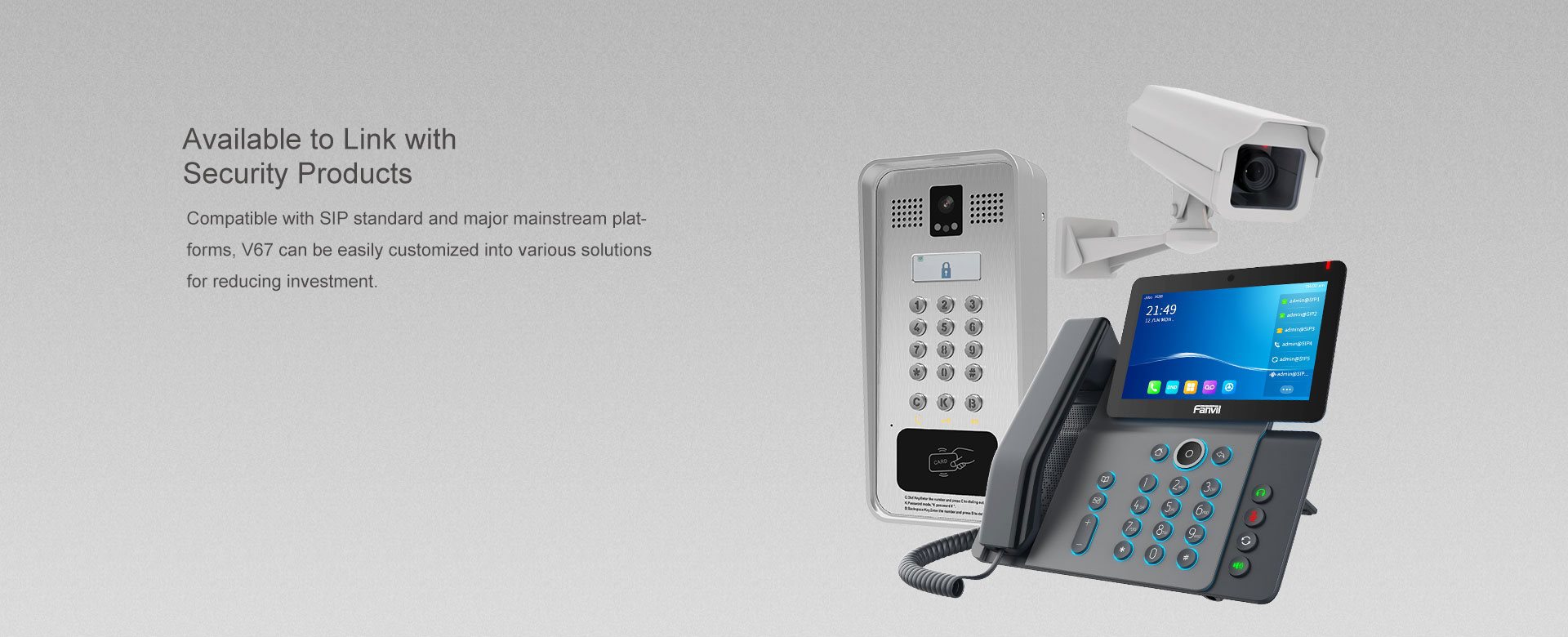 available to link with security products