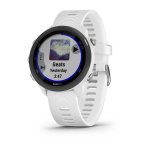 Forerunner 245 Music White Smart Watch