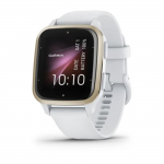 Venu Sq 2 Smart Watch, Cream Gold Aluminum Bezel
