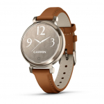 Lily 2 Smartwatch Cream Gold w/ Tan Leather Band