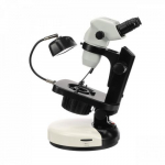 Binocular Zoom Stereo Microscope on Gem Stand