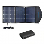 120W Portable Solar Panel Foldable Suitcase