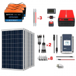 Solar Power Complete System, 800W MPPT60A