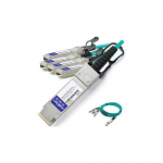 40GBase-AOC QSFP+ to 4xSFP+ Cable 850nm, MMF