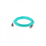 7m ST Male to ST Male Aqua OM4 Patch Cable