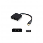 QK108AV Compatible DisplayPort Female Black Adapter