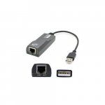 Network Adapter Cables, Black with Gray