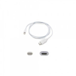 1m USB 3.1 to Lightning White Adapter Cable