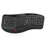 2.4 GHz Wireless Ergonomic Trackball Keyboard