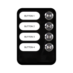 4 Button Illuminated Module