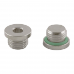 Male Plug Parallel Hexagon Embedded FKM O-Ring 1/8"