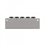 50N Series 5 Way Aluminum Manifold, 4 mm
