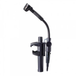 Clamp-On Condenser Microphone with XLR to Mini XLR Cable