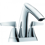 Faucet Two-Handle 4'' Centerset Bathroom, Chrome