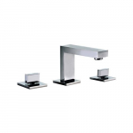 Modern Widespread Bathroom Faucet, Polished