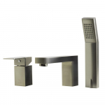 Deck Mounted Tub Filler Square Hand, Shower Head