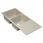 Bowl Granite Composite Sink with Drainboard