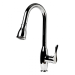 Traditional Gooseneck Pull Down Kitchen Faucet
