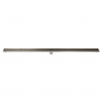 59" Stainless Steel Linear Shower Drain w/ Groove Lines