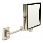 8" Square Wall Mounted 5x Magnify Cosmetic Mirror