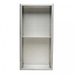 Vertical Double Shelf Bath Shower Niche