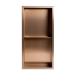 12" x 24" Stainless Steel Shower Niche Cooper