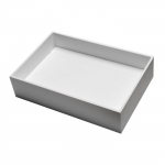 20" x 14" Solid Surface Resin Sink, White Matte