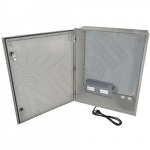 16" x 16" x 8" Enclosure w/ Outlets, Power Cord