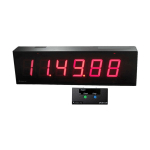 Six-Digit 2-1/3" Display Race Clock