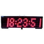Six Digit Race Clock with 7" Digits, Battery