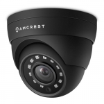 1520P Dome Outdoor Security Camera, Black