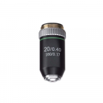 20X Microscope Objective with Black Finish