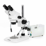 Binocular Stereo Microscope 7X-90X Halogen 150W