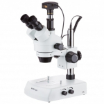 3.5X-90X Trinocular Stereo Zoom Microscope, 10MP