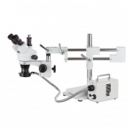 3.5X-90X Trinocular Microscope on Dual-Arm
