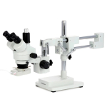 3.5X-90X Trinocular Microscope 48-LED Ring Light