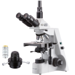 20W Halogen Trinocular Biological Microscope