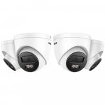 4K (8MP) AI Microphone PoE Turret 4mm Lens Camera Set