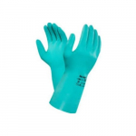 37-175 Industrial Nitrile Gloves, Green, Size 11