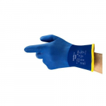 PVC Glove, Size 10, Blue