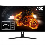 Curved Frameless Gaming Monitor, 31.5in, 144Hz, Quad HD