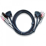 USB DVI-D Single Link KVM Cable 10'