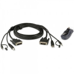 10' Single Display DVI-D Secure KVM Cable