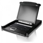 8-Port 17" Single Rail LCD KVM Console