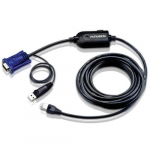 USB KVM Adapter Cable with Cat5e Cable (15')