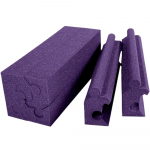MAX-Wall 90 Degree Corner Couplers Purple
