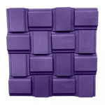 Studiofoam Royale Panel Parquet Pattern Purple