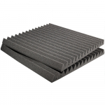 Studiofoam Wedges Charcoal 2" x 24" x 24"