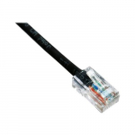 UTP Bootless Patch Cable, Black, 14ft, CAT6, 550MHz
